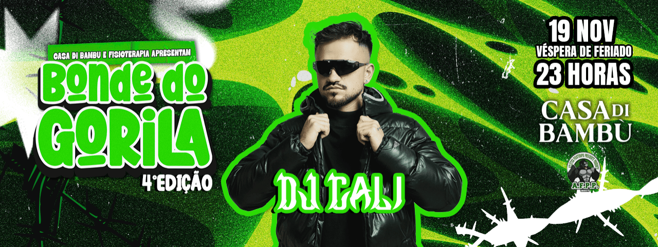 BONDE DO GORILA COM  DJ CALI