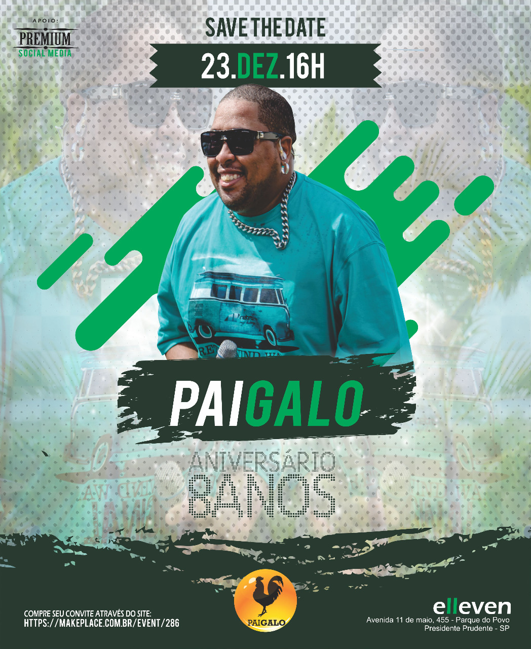 Aniversário 8 Anos - Banda Pai Galo