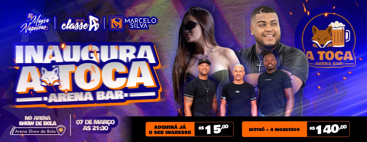 INAUGURA - A TOCA ARENA BAR